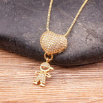 Colar Amor de Mãe Banhado a Ouro 18k