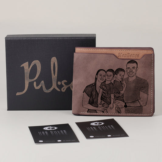 Carteira Masculina Bense Com Foto Personalizada