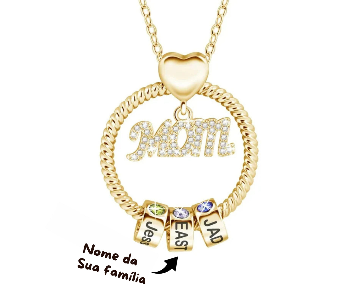 Colar personalizado Amor de Mãe