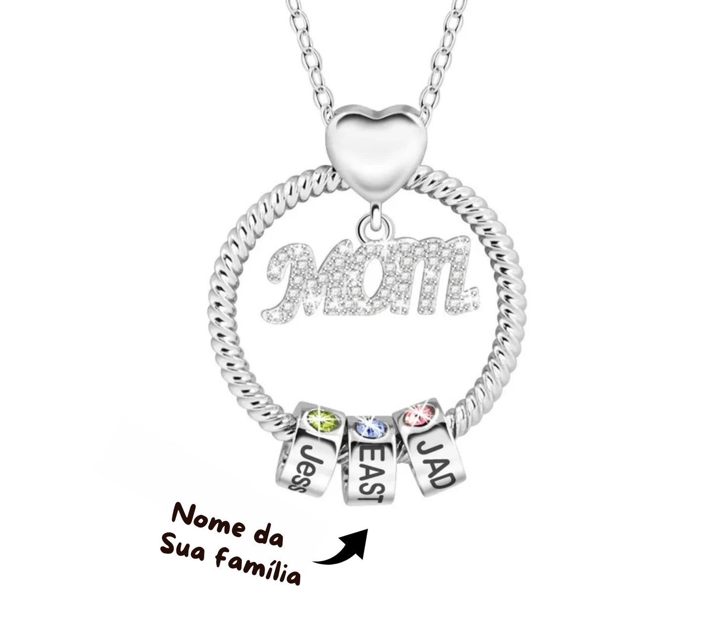 Colar personalizado Amor de Mãe