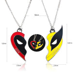 Colar deadpool e wolverine + Chaveiro de Brinde