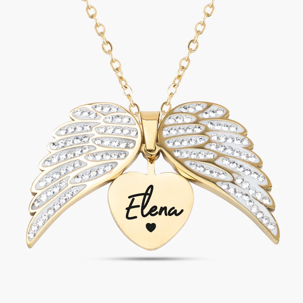 Colar Meu Anjo Personalizável Prata 925